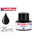 Tinta rotulador edding mtk25 con sistema capilar color negro bote 25 ml