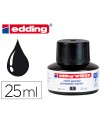 Tinta rotulador edding mtk25 con sistema capilar color negro bote 25 ml