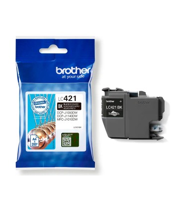 Ink jet brother lc421bk dcp j1050dw dcp j1140dw mfc j10 negro 200 paginas