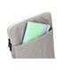 Funda para portatil q connect 133 con asa 1 bolsillo exterior con cremallera color gris 350x250x25 mm