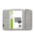 Funda para portatil q connect 133 con asa 1 bolsillo exterior con cremallera color gris 350x250x25 mm