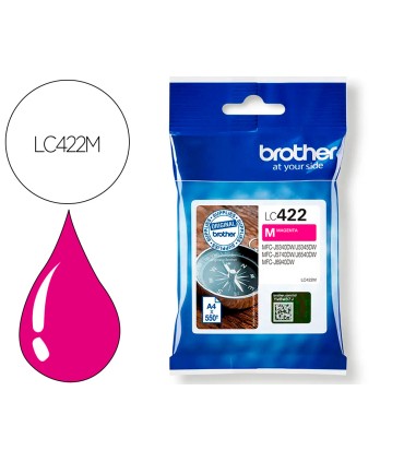 Ink jet brother lc 422m magenta mfc j5340dw mfc j5740dw mfc j6540dw mfc j6940dw 550 paginas