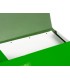 Carpeta liderpapel gomas folio 3 solapas carton plastificado color verde