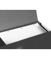 Carpeta liderpapel gomas folio 3 solapas carton plastificado color negro