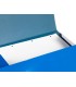 Carpeta liderpapel gomas folio 3 solapas carton plastificado color azul