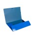 Carpeta liderpapel gomas folio 3 solapas carton plastificado color azul