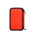 Plumier escolar antartik triple cremallera color rojo 36 piezas