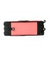 Plumier escolar antartik triple cremallera color coral 36 piezas