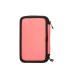 Plumier escolar antartik triple cremallera color coral 36 piezas