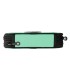Plumier escolar antartik doble cremallera color menta 28 piezas