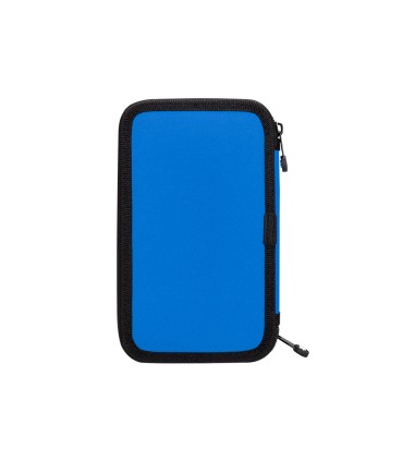Plumier escolar antartik doble cremalllera color azul 28 piezas