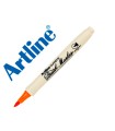 Rotulador artline supreme brush epfs pintura base de agua punta tipo pincel trazo fino naranja oscuro