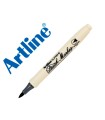 Rotulador artline supreme brush epfs pintura base de agua punta tipo pincel trazo fino gris