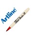 Rotulador artline supreme brush epfs pintura base de agua punta tipo pincel trazo fino rojo oscuro