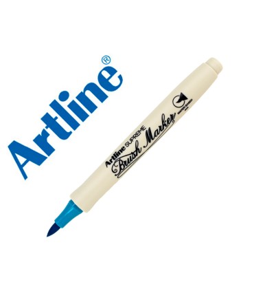 Rotulador artline supreme brush epfs pintura base de agua punta tipo pincel trazo fino turquesa