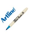 Rotulador artline supreme brush epfs pintura base de agua punta tipo pincel trazo fino turquesa