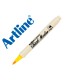 Rotulador artline supreme brush epfs pintura base de agua punta tipo pincel trazo fino amarillo