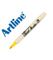 Rotulador artline supreme brush epfs pintura base de agua punta tipo pincel trazo fino amarillo