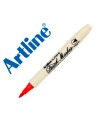 Rotulador artline supreme brush epfs pintura base de agua punta tipo pincel trazo fino rojo