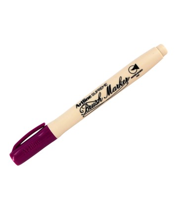 Rotulador artline supreme brush epfs pintura base de agua punta tipo pincel trazo fino magenta