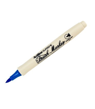 Rotulador artline supreme brush epfs pintura base de agua punta tipo pincel trazo fino azul ultramar