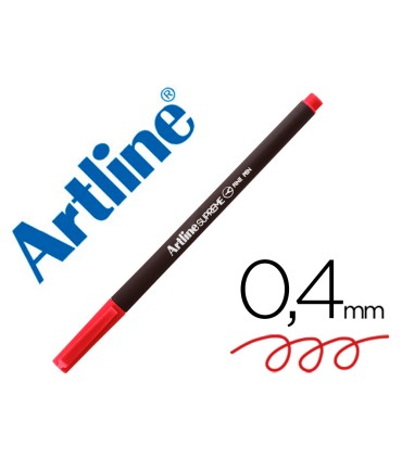 Rotulador artline supreme epfs200 fine liner punta de fibra rojo 04 mm