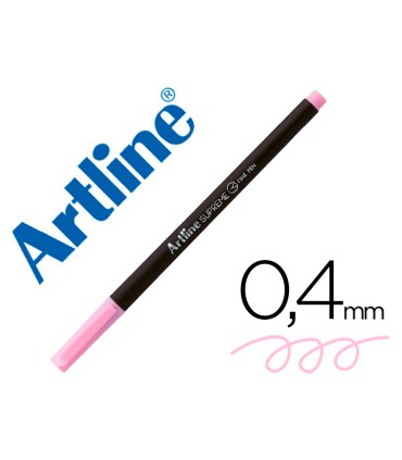 Rotulador artline supreme epfs200 fine liner punta de fibra rosa claro 04 mm