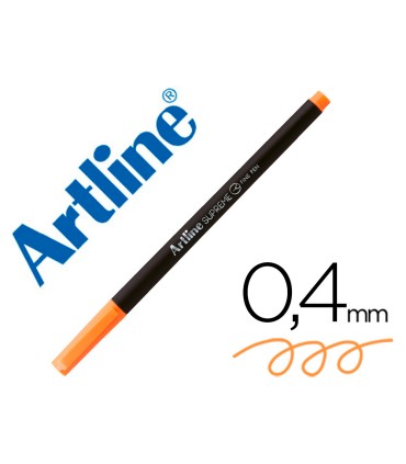 Rotulador artline supreme epfs200 fine liner punta de fibra naranja claro 04 mm