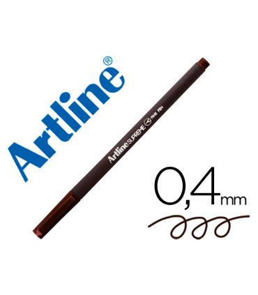 Rotulador artline supreme epfs200 fine liner punta de fibra marron oscuro 04 mm