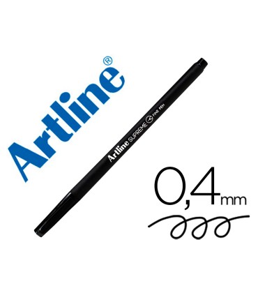 Rotulador artline supreme epfs200 fine liner punta de fibra negro 04 mm