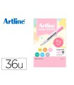 Rotulador artline fluorescente ek-660 colores pastel expositor de 36 unidades colores surtidos