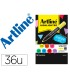 Rotulador artline fluorescente ek 660 expositor de 36 unidades colores surtidos