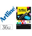 Rotulador artline fluorescente ek-660 expositor de 36 unidades colores surtidos