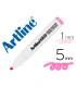 Rotulador artline fluorescente ek 660 rosa pastel punta biselada