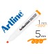 Rotulador artline fluorescente ek 660 naranja pastel punta biselada