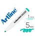 Rotulador artline fluorescente ek 660 verde pastel punta biselada