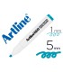 Rotulador artline fluorescente ek 660 azul pastel punta biselada