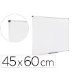 Pizarra blanca bi-office earth lacada magnetica marco de aluminio 450x600 mm