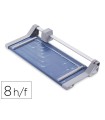 Cizalla de rodillo dahle 507 con base metalica din a4 capacidad de corte 8 hojas