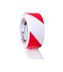 Cinta adhesiva tarifold seguridad para marcaje y senalizacion de suelo 33 mt x 50 mm color blanco rojo