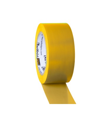 Cinta adhesiva tarifold para marcaje y senalizacion de suelo 33 mt x 50 mm color amarillo