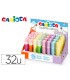 Rotulador carioca fluorescente color pastel expositor de 32 unidades colores surtidos