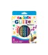 Rotulador carioca glitter purpurina punta 1 mm caja de 6 unidades colores surtidos