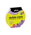 Cinta adhesiva plico doble cara transparente 50 mt x 15 mm