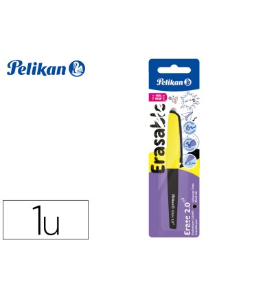 Roller pelikan erase 20 borrable punta 07 mm tinta gel color negro