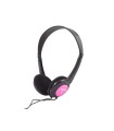 Auriculares maxell infantil diadema jack 3,5 mm longitud cabel 1,2 mt color rosa