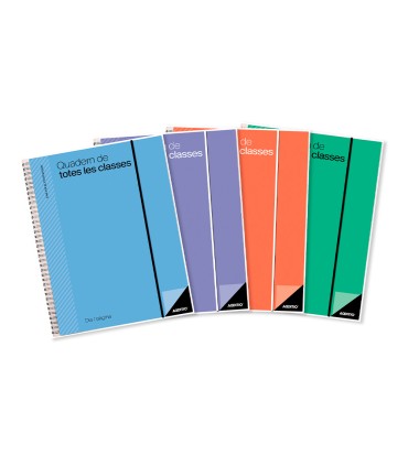 Cuaderno de todas las clases profesorado addittio 256 paginas dia pagina color verde 170x240 mm catalan