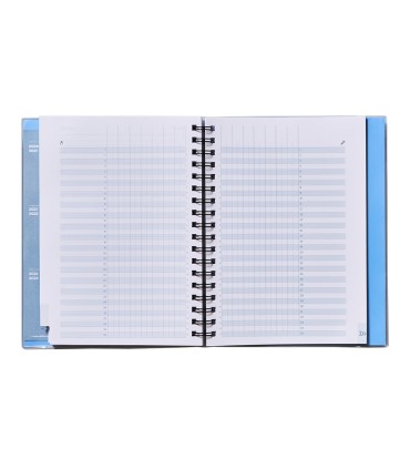 Cuaderno de todas las clases profesorado addittio 256 paginas dia pagina color verde 170x240 mm