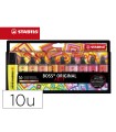 Rotulador stabilo boss fluorescente 70 arty line colores calidos estuche carton de 10 unidades colores