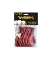 Globo 100% latex biodegradable rojo medianoche blister de 6 unidades